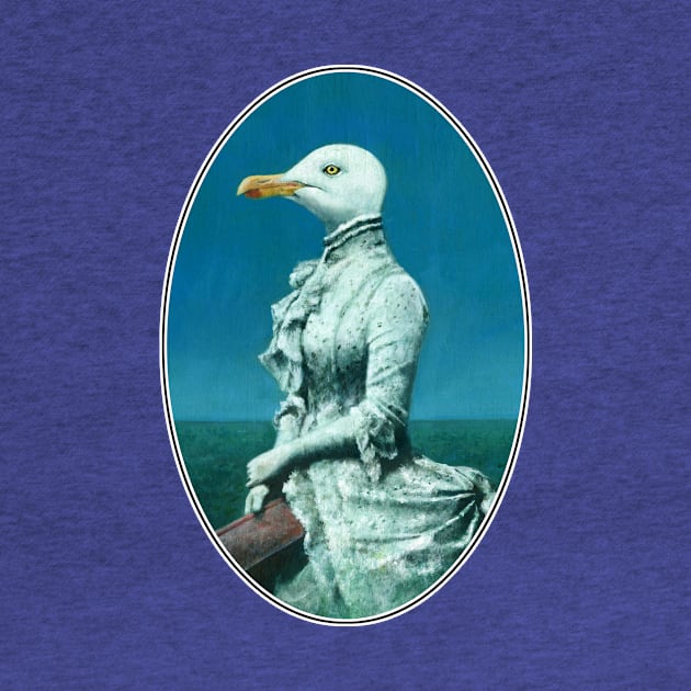 Victorian seagull Lady Oval by mictomart